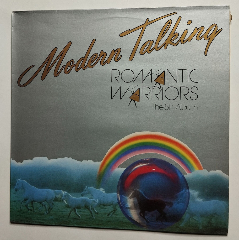 Винтажная виниловая пластинка LP Modern Talking Romantic Warriors The 5th Album (Spain 1987)