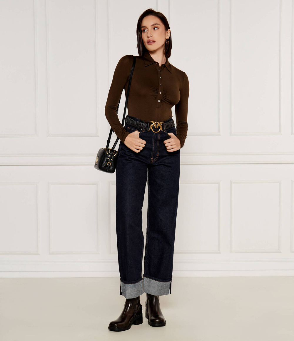 Боди Pinko - коричневый(104478 A29B)