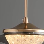 Подвесной светильник MT9128-1H gold/smoke