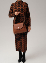 Кожаная сумка Deboro 30737 фундук