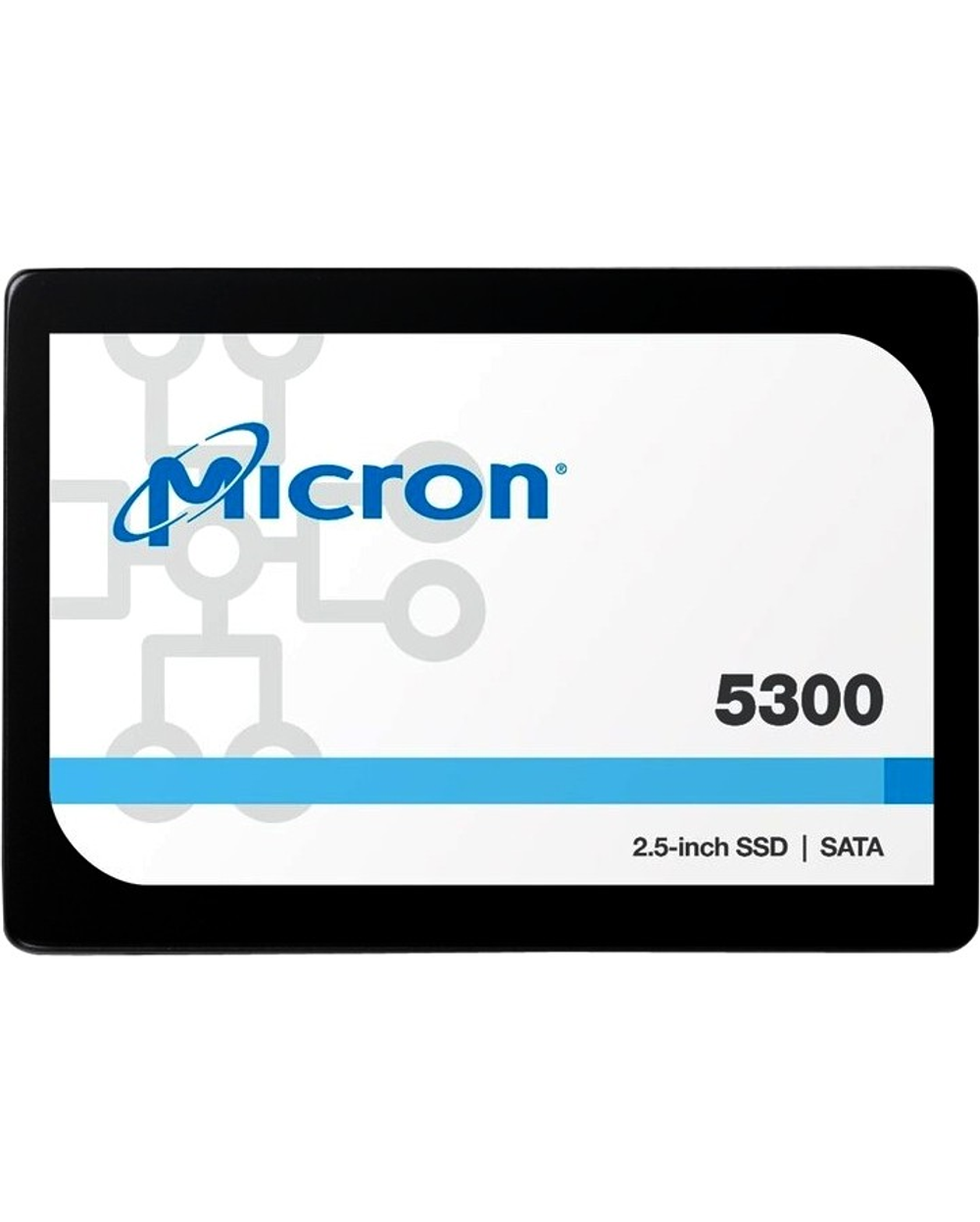 Micron 5300PRO 3.84TB SATA 2.5" 3D TLC R540/W520MB/s MTTF 3М 95000/22000 IOP 8410TBW SSD Enterprise Solid State Drive, 1 year, OEM