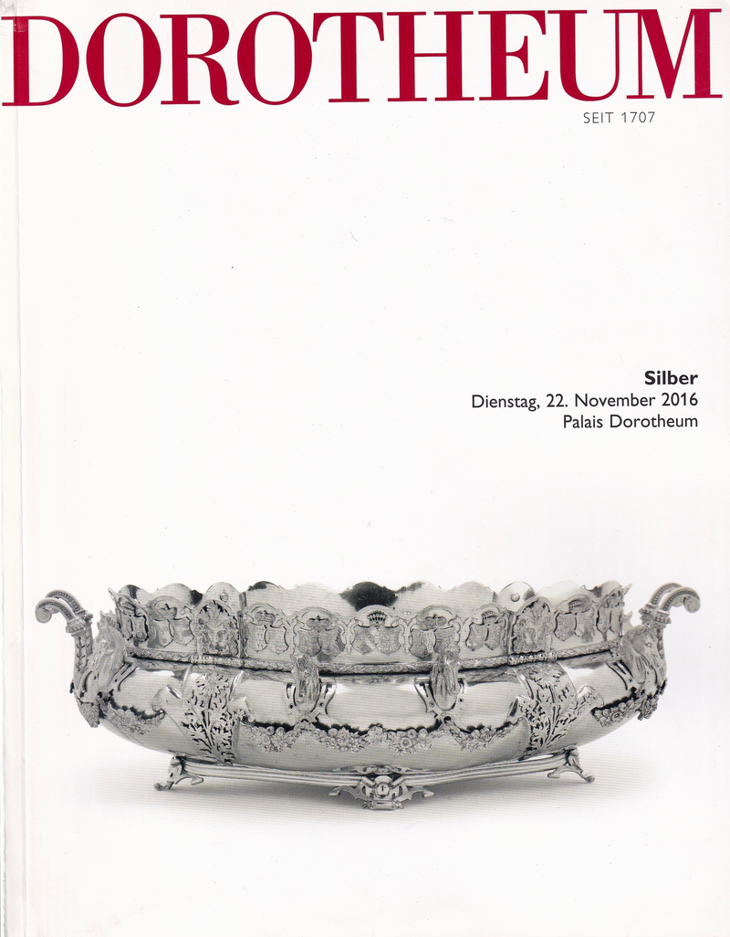 Каталог аукциона Dorotheum, Вена, Серебро от 22 ноября 2016 года