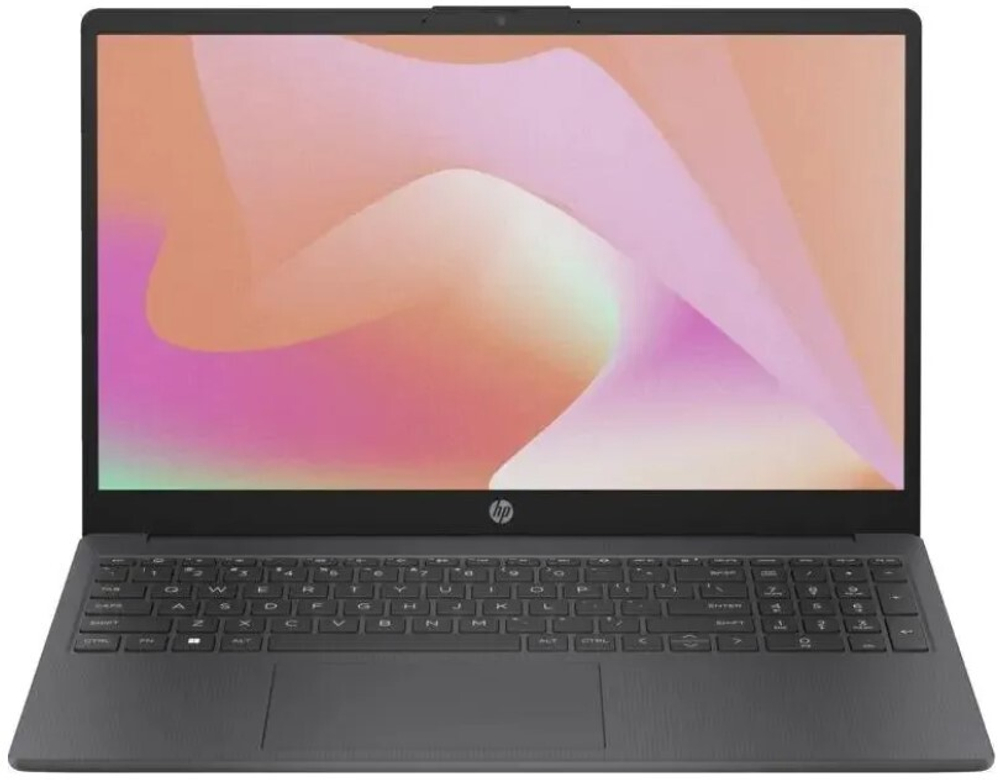Ноутбук  HP 15-fc008nia 15.6 ", Ryzen 7, 8 Гб RAM, 512 Гб SSD, Radeon Graphics, Серый