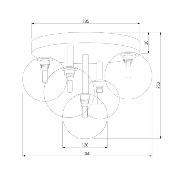 Потолочная люстра TK Lighting 758 Nilos