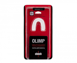 Капа одночелюстная Clinch Olimp Single Layer Mouthguard белая C501