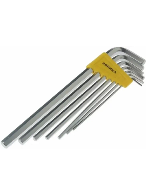 Набор ключей шестигранных ER-25107XL Г-образных 2.5-10мм 7пр