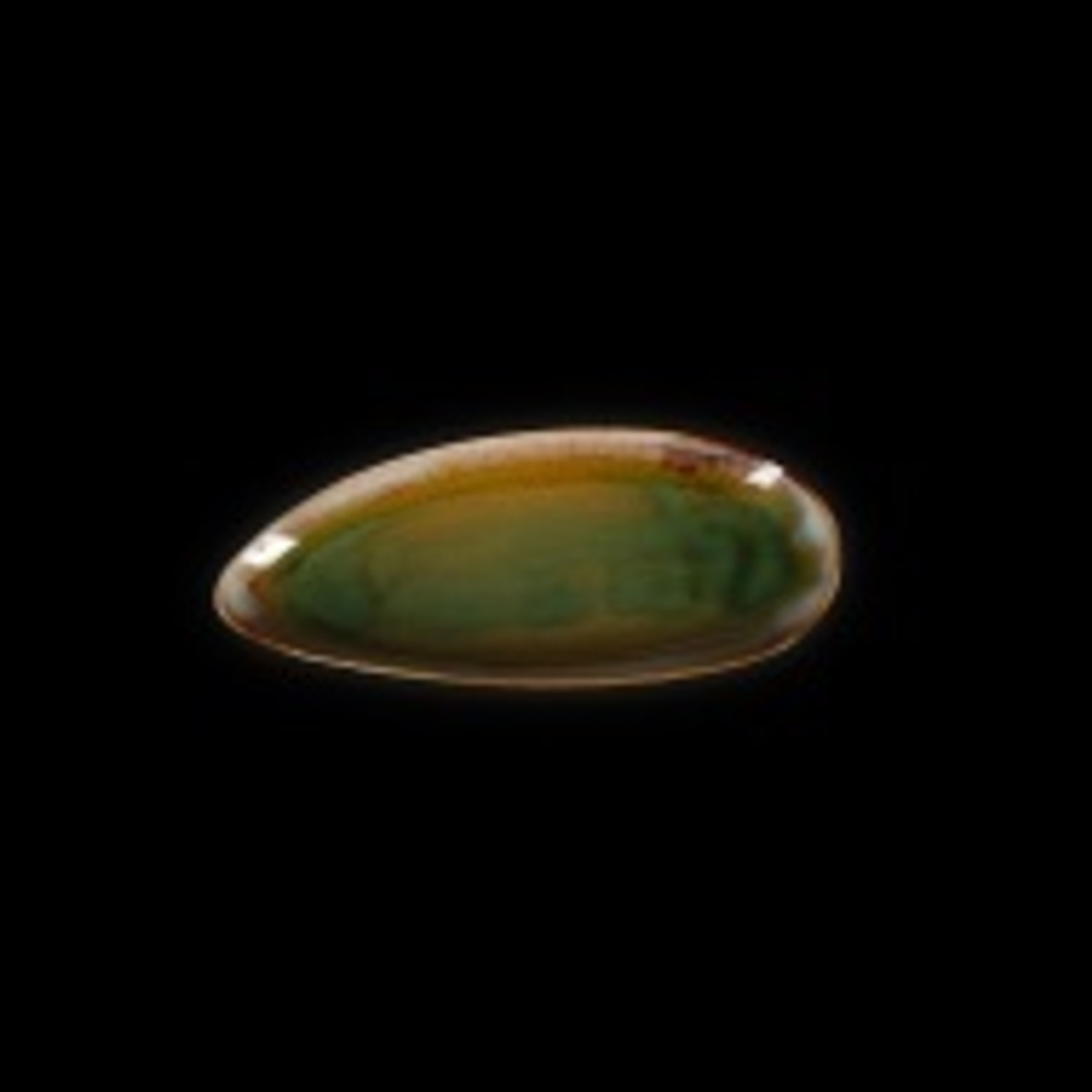 Блюдо овальное «Corone Verde» 310х135 мм синий+зеленый