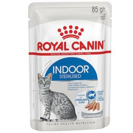 Royal Canin 85г пауч Indoor Влажный корм для кошек, живущих в помещении (паштет)