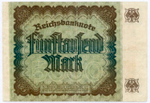 Банкнота Германия 5000 марок 1922 год W 367759 BK. VF