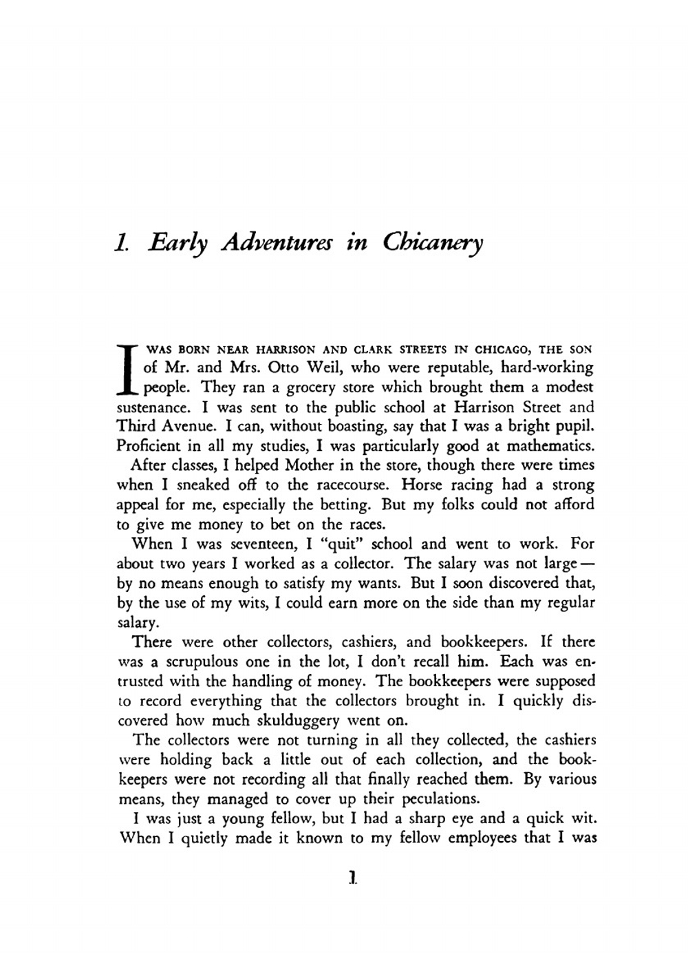 "Yellow Kid" Weil; the autobiography of America's master swindler | Joseph R. Weil