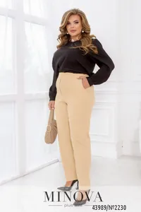 Брюки 2230-бежевый Minova