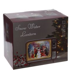 GAEM Изделие декоративное "Телевизор" (подсвет,вьюга,музыка, LR14х3 н/п +USB 100 см), L2, L21 W12 H17 см