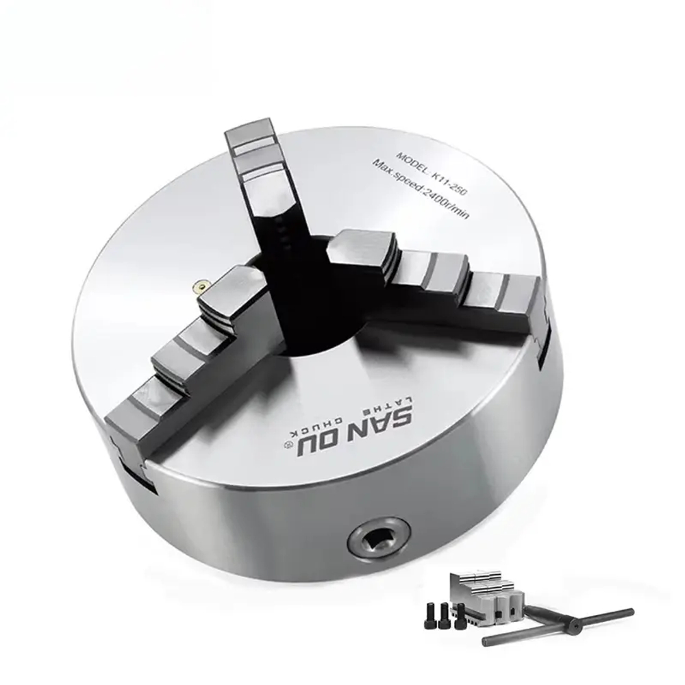 Токарный патрон К11-250 мм, трехкулачковый, самоцентрирующийся