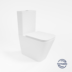 Унитаз-компакт Tornado Q-Line VT2-12T, цвет белый, ультратонкое сиденье soft-close, P-trap