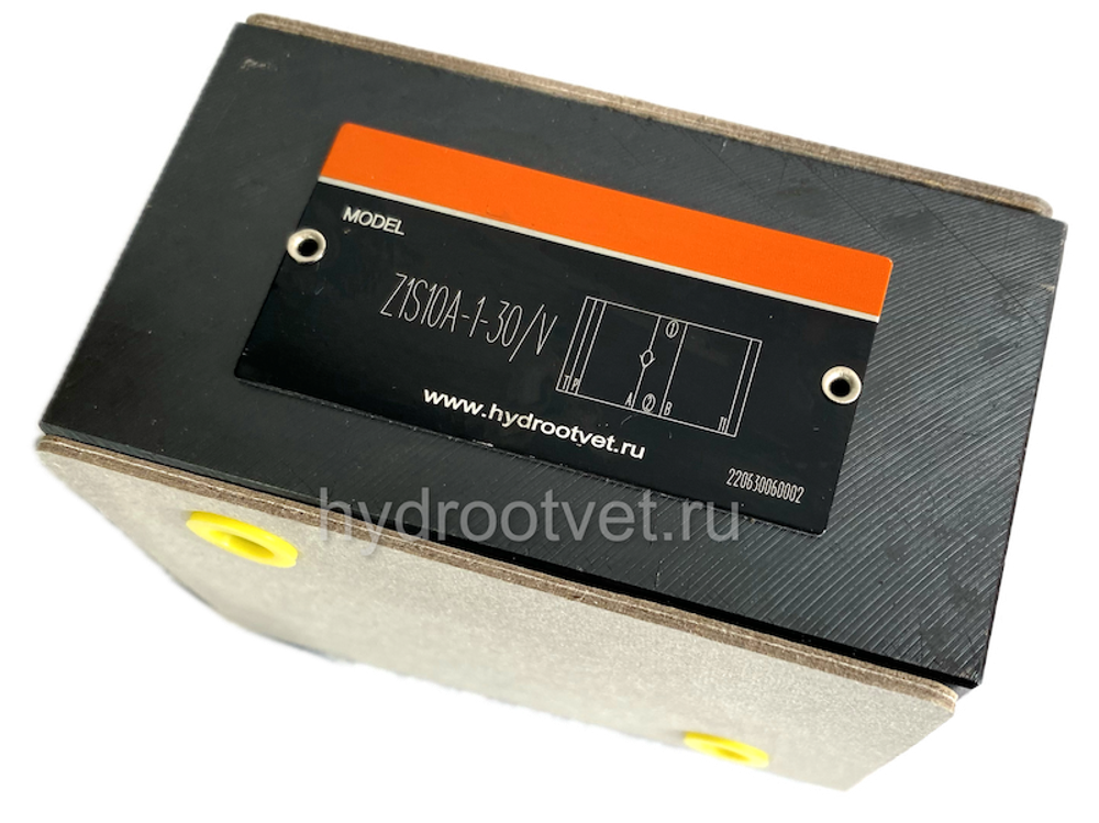 Z1S10A-1-30/V - Обратный клапан модульного монтажа Ду10 обратный клапан в канале A  (со стороны клапана), давление открытия 0,5 бар