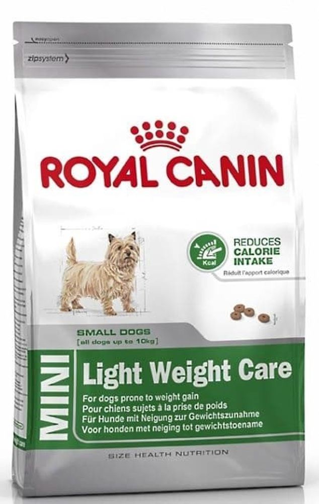 Royal Canin 3кг Мини Лайт корм для собак мелких пород склонных к набору избыточного веса