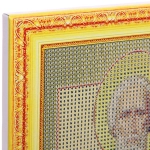 Алмазная мозаика на подрамнике с полным заполнением «МИР ЯРКИХ КРАСОК», Сергей Радонежский, 20*30 см