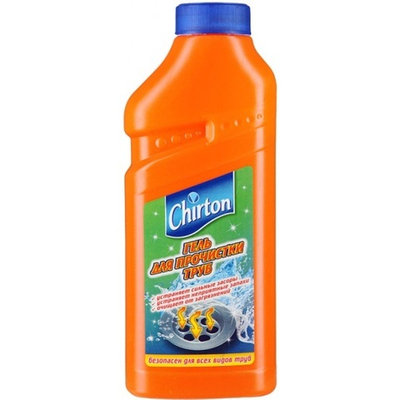Chirton гель д/прочистки сливных труб 500мл.