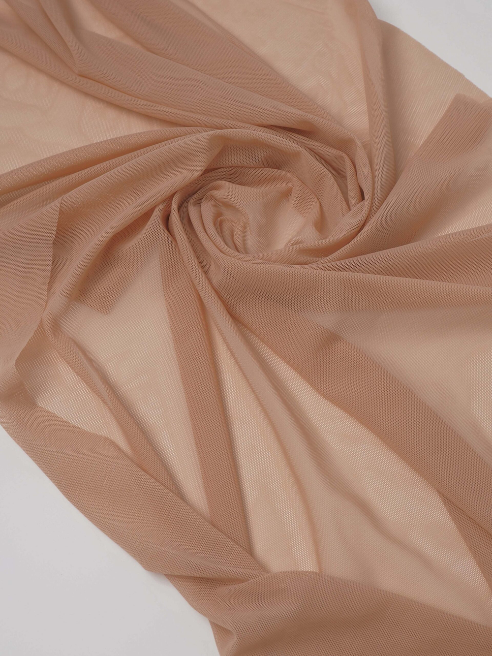 Сетка эластичная загар с розовинкой (Турция) отрезом 70х50 см