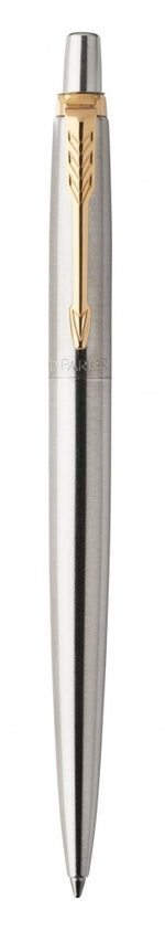 Подарочный набор: Шариковая ручка Parker Jotter Essential, St. Steel GT и Ежедневник  недатированный, коричневый