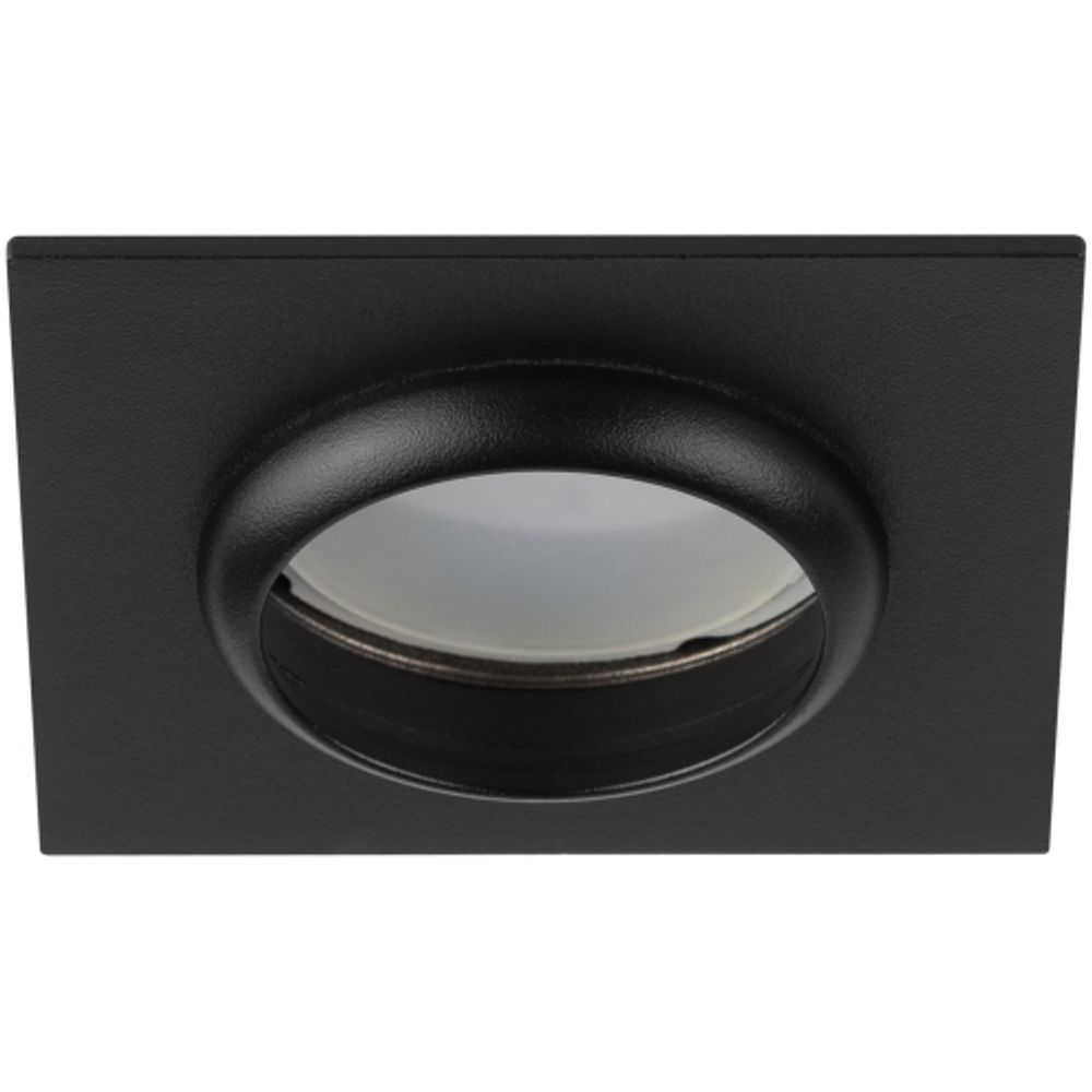 Светильник встраиваемый алюминиевый ЭРА KL110 BK под лампу MR16 GU5.3 черный матовый
