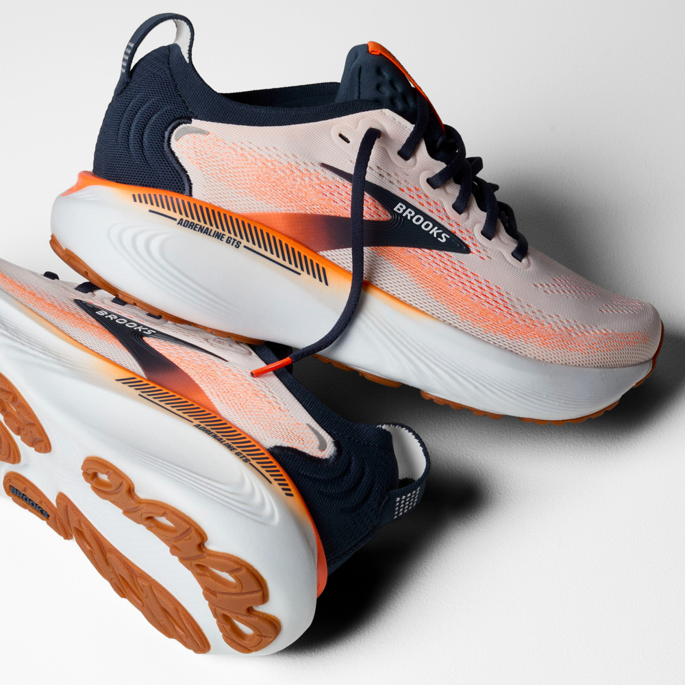 Кроссовки для бега Brooks Adrenaline GTS 25 - White/Spellbound/Orange
