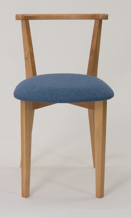 Стул Zip-mebel Франк, натур синий