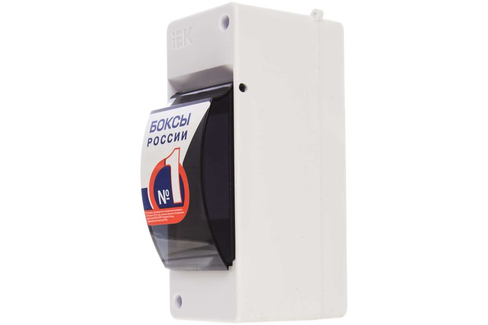 Бокс IEK ЩРН -П-2 МКР42-N-02-30-20 для 2 автоматов открытая установка с прозрачной крышкой