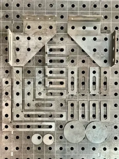 Угол внутренний 210х210х60, оснастка для сварочного, монтажного стола