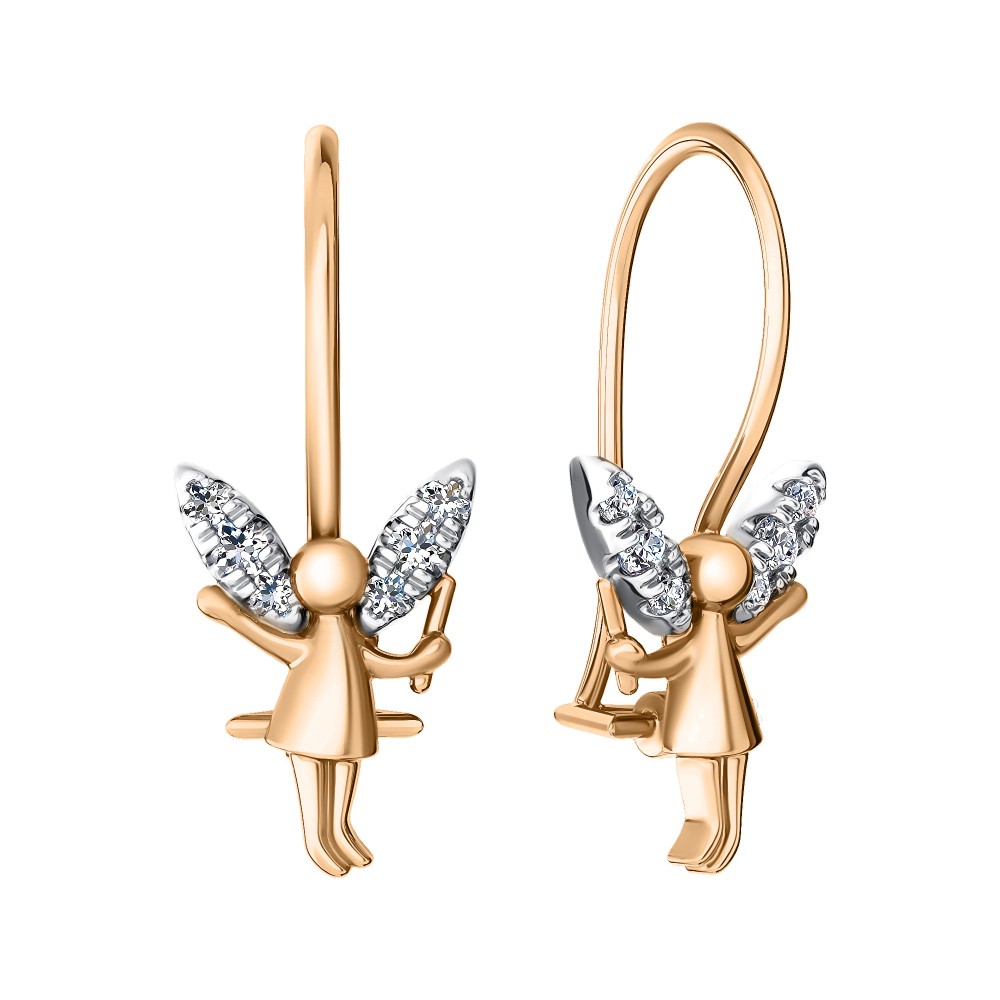 Серьги из золота 585 пробы