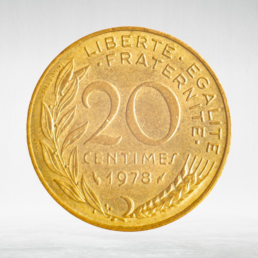 France, 20 Centimes 1978 - Marianne, VF