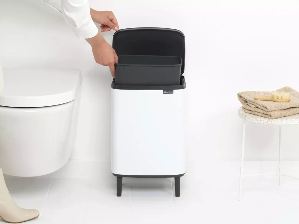 Brabantia - Контейнер для мусора Bo Touch Hi 12л белый / артикул   227240  / GTIN 8710755227240