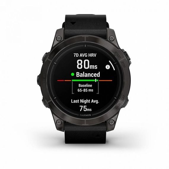 Garmin EPIX PRO Gen 2 Sapphire 47 мм — титан DLC, кожаный ремешок