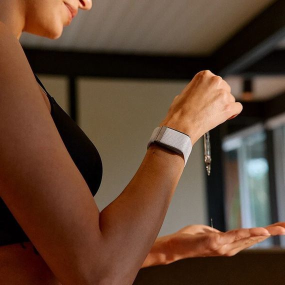 Плетеный ремешок для Whoop MG SuperKnit Band​ (Glacier)