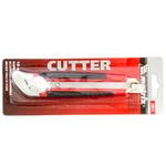 Нож, 18 мм, выдвижное лезвие, металлическая направляющая, винтовой фиксатор лезвия Matrix, 78914