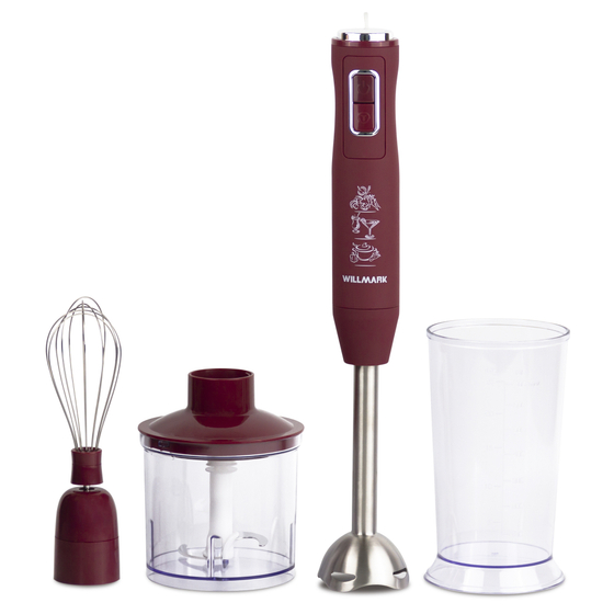 Блендер Willmark WHB-1450PS бордовый