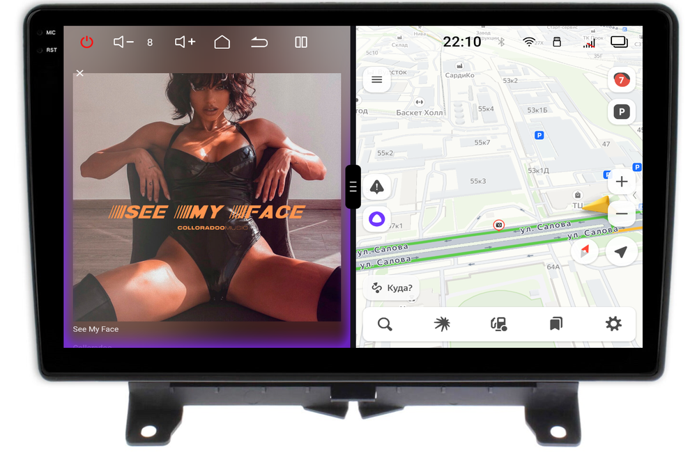 Магнитола для Range Rover Sport 2005-2009 - Redpower 85623 PRO/PROmax ТОП звук, 2K QLED, Android 14, CarPlay, 4G SIM-слот