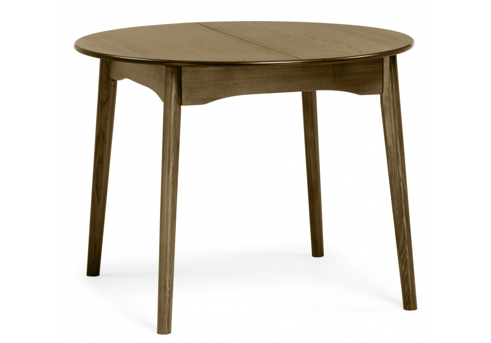 Стол деревянный Woodville Тера круглый 100х100х76 орех, ножки орех