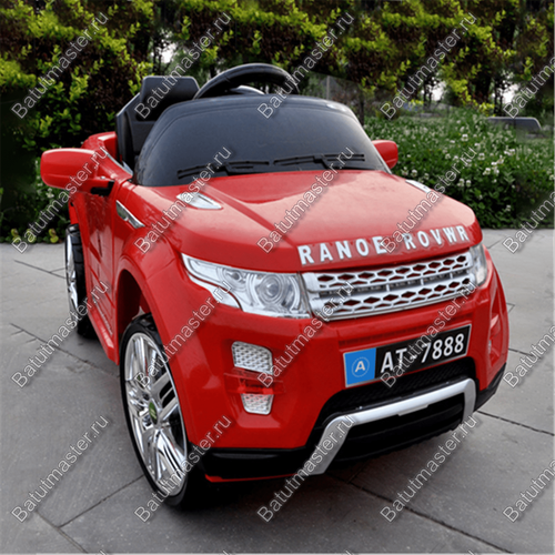 Детский электромобиль "Range Rover" красный, расширенная комплектация