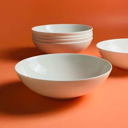 Lenardi 305-157 Набор из 6 салатников 19см РОМАНО в под.уп.(х6)Фарфор