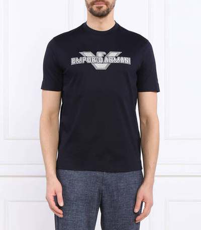 Футболка Emporio Armani - темно-синий(3R1TU8 1JSAZ)