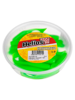 Виброхвост несъедобный Helios Vigor 3,75"/9.5 см White 20шт. (HS-6-001-N-20)