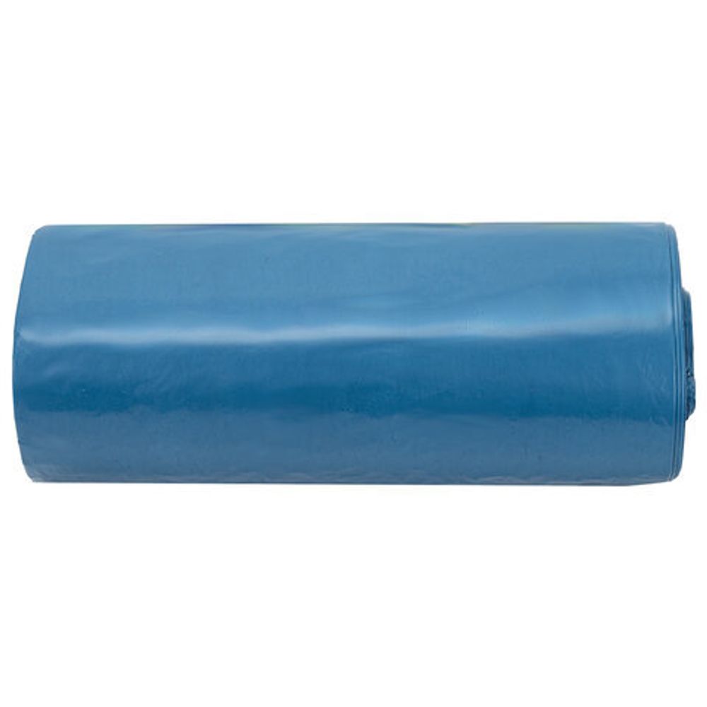 Мешки для мусора LAIMA "ULTRA" 60 л синие, в рулоне 20 шт. прочные, ПВД 21 мкм, 60х70 см, 607687