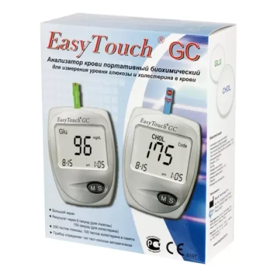 Анализатор EasyTouch GC холестерин, глюкоза