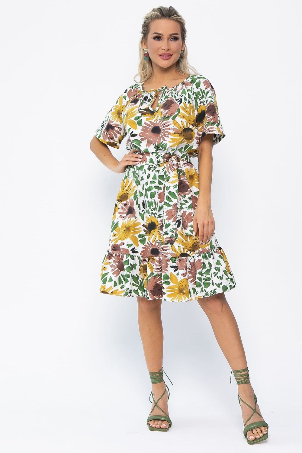 Платье Алания НЬЮ (цветы) П13627-10М LT Collection