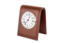 Подставка для часов из кожи цвет каштан