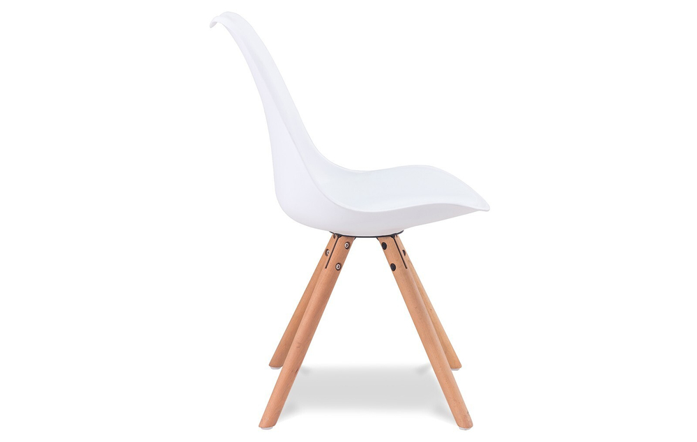 Стул PW072Y белый/бук