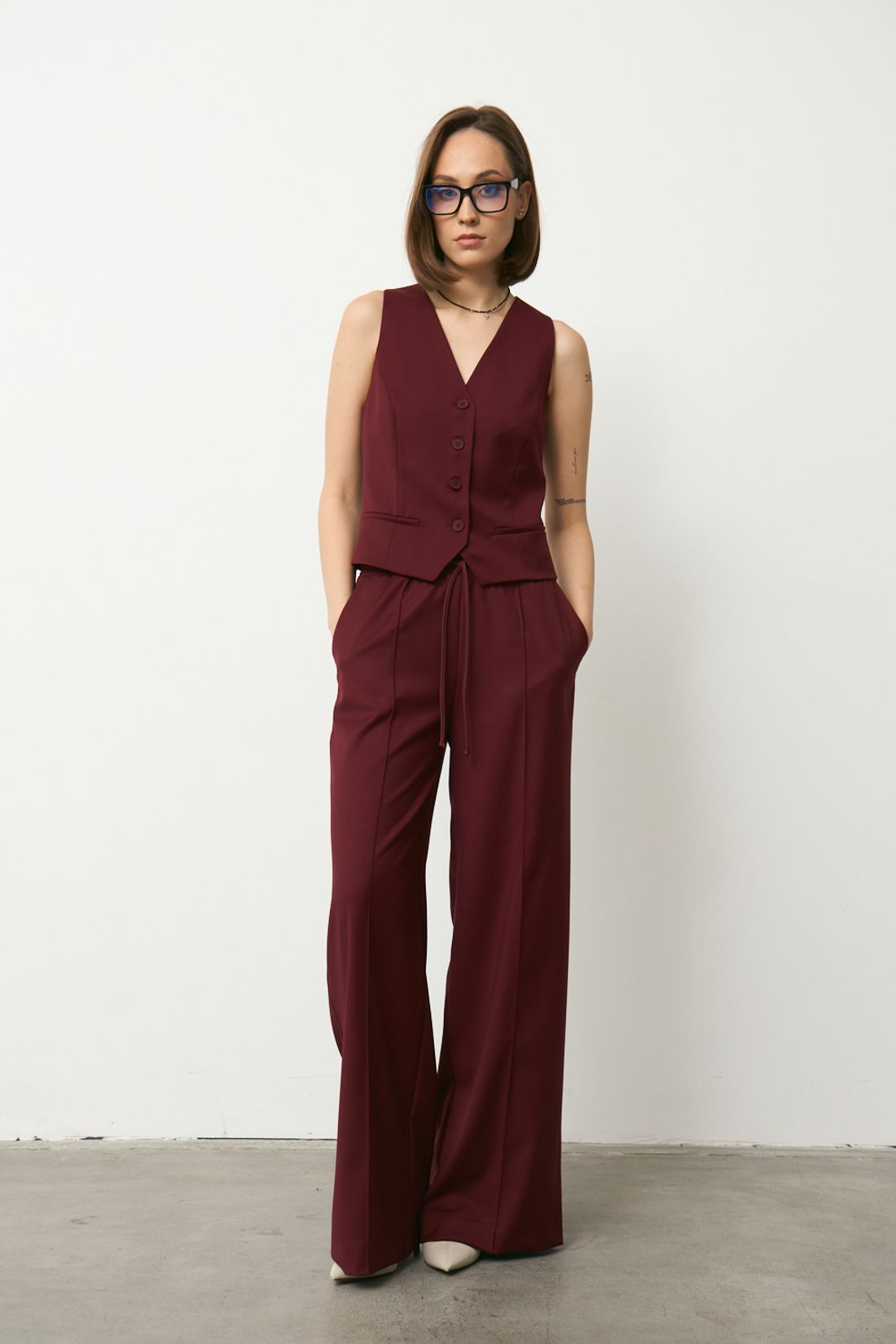 Костюм R4066 винный / 42