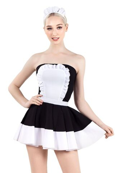 Костюм Горничная - низ (Размер: 40-42) (Цвет: черный с белым)