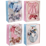 Пакет подарочный «Детская нежность» 24х18х8 см, микс